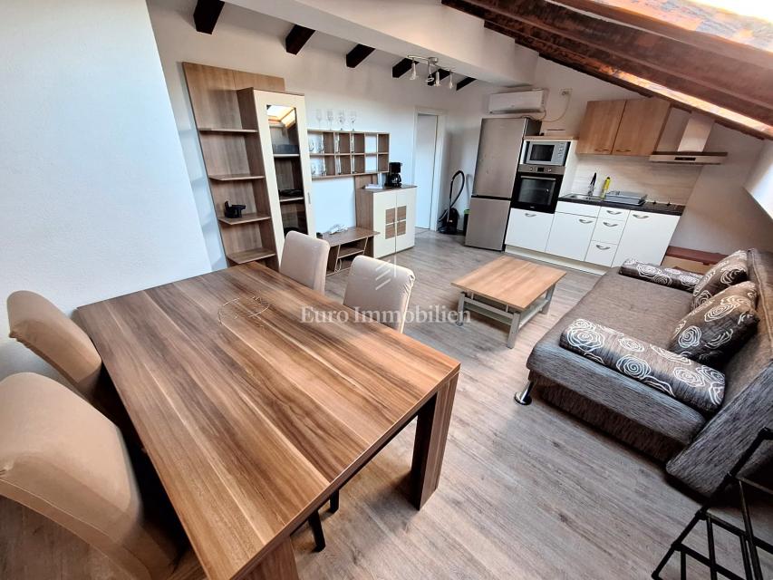 Malinska – two apartments with garden and parking