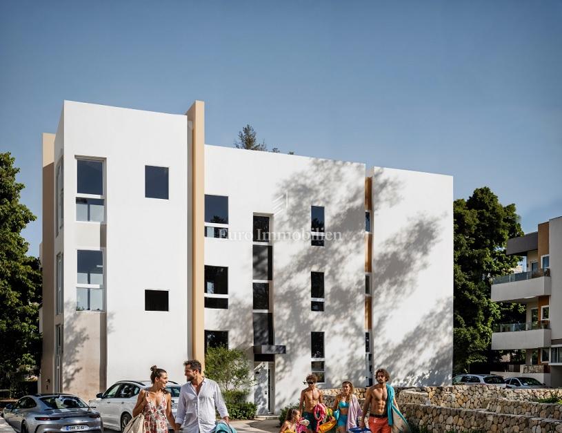 Wohnung A1 mit Garten, Neubau, zweite Reihe zum Meer