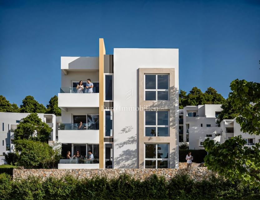 Wohnung A1 mit Garten, Neubau, zweite Reihe zum Meer