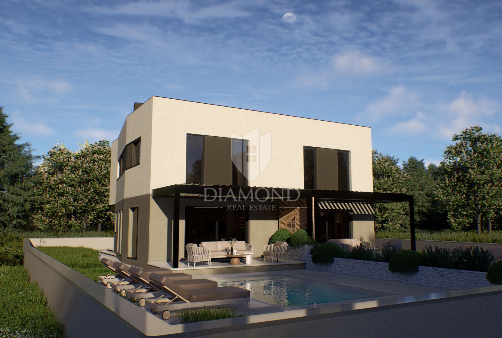 Modern semi-detached house with swimming pool - Medulin area