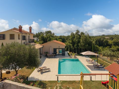 Labin, luxury villa with panoramic views