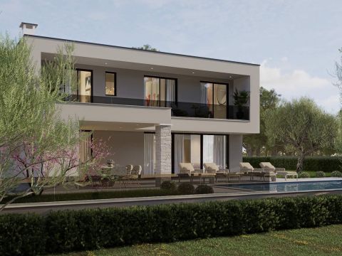 HOUSE UNDER CONSTRUCTION, NEAR LABIN