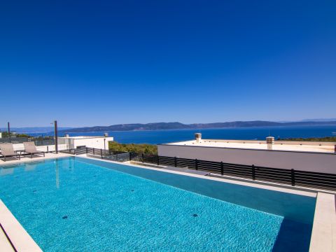 Labin, Rabac modern Villa with sea view