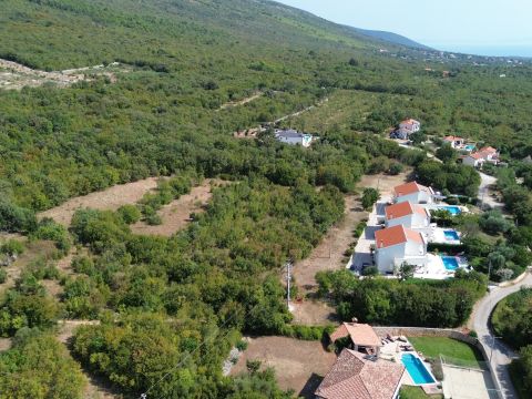 Labin, okolica, čudovito gradbeno zemljišče