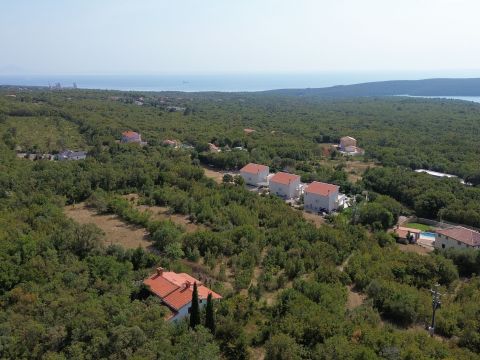 Labin, okolica, čudovito gradbeno zemljišče