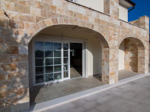 Krk, Villa con piscina, vista mare