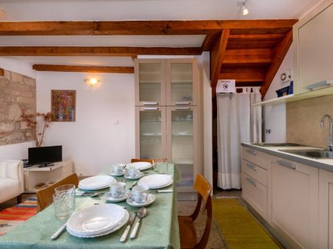 Rovinj, stone house in the center of the old town