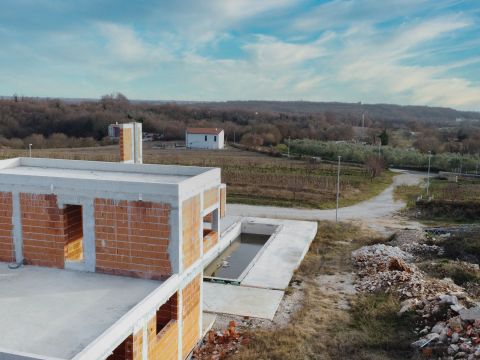 Sveti Lovreč, Fantastična arhitektonska villa, ROH-BAU