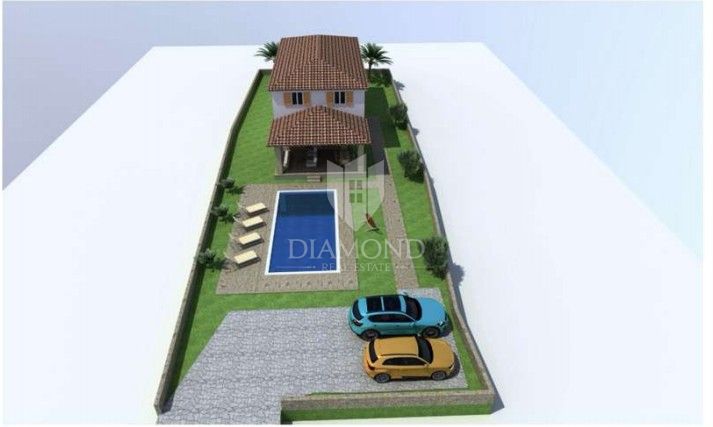 Istria, Barban &ndash; Building plot with valid permit and project for a house with a pool!