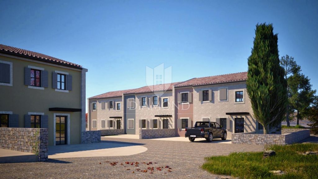 Rovinj, okolica, novo stanovanje s teraso na mirni lokaciji