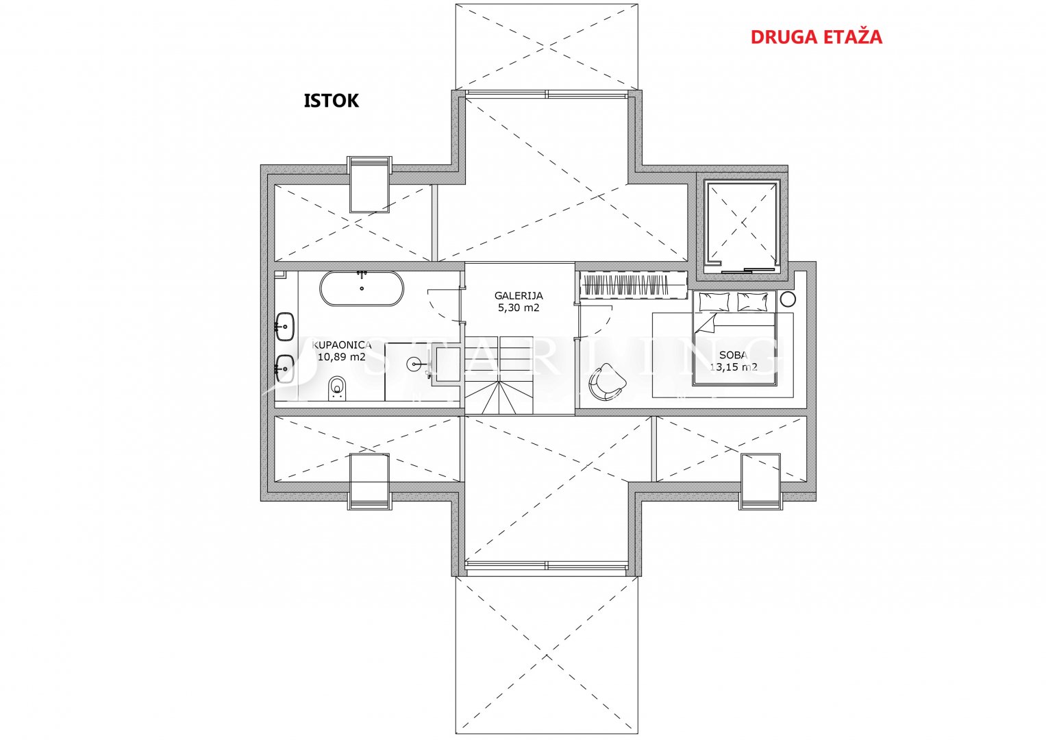 PENTHOUSE, PRODAJA, ZAGREB, JARUN, 155 m2, 4-soban + 3 GPM