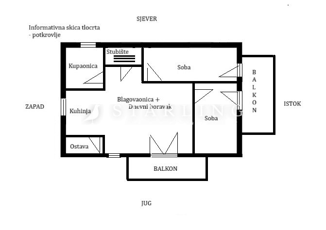 Flat Perjavica, Podsused - Vrapče, 65m2