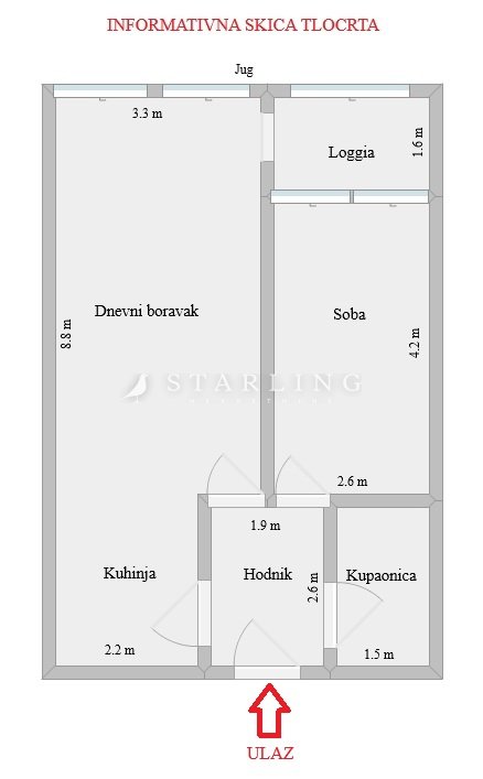 Flat Lanište, Novi Zagreb - Zapad, 61m2