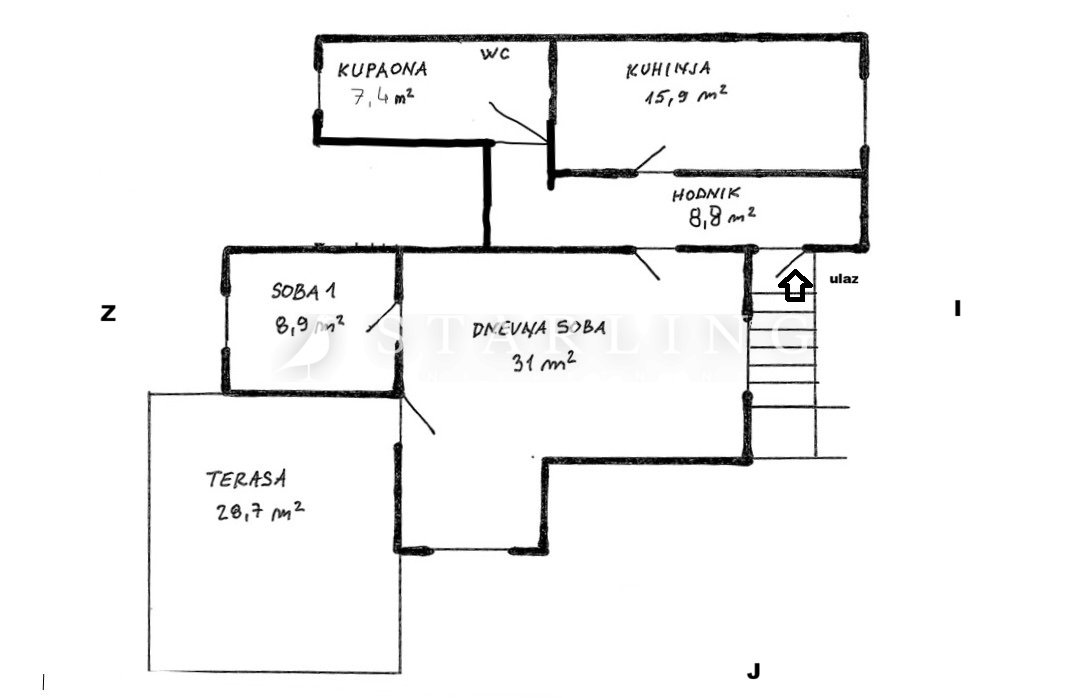 STAN, NAJAM, ZAGREB, REMETE, MAKSIMIR, 85 m2, 2-SOBAN