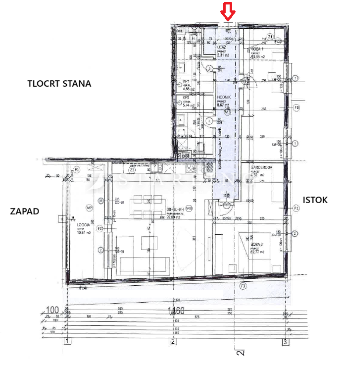 POSLOVNI PROSTOR + GPM, ZAGREB, ZAKUP, TREŠNJEVKA, 98 m2, 3-soban