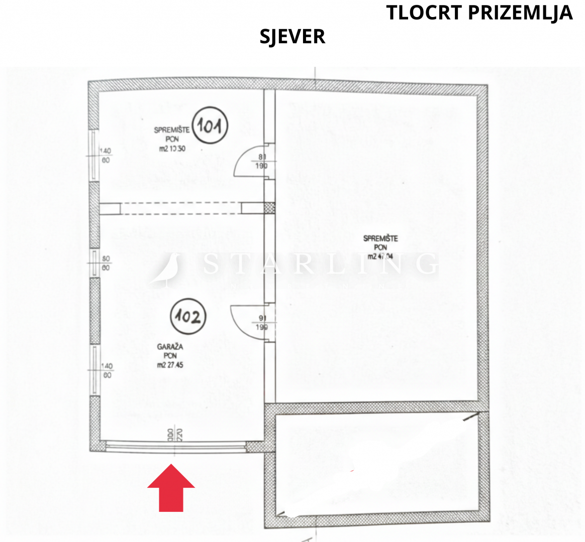 KUĆA + DVORIŠTE, PRODAJA, ZAGREB, GORNJA DUBRAVA, ŽUTI BRIJEG, 300 M2 + 380 M2 DVORIŠTE