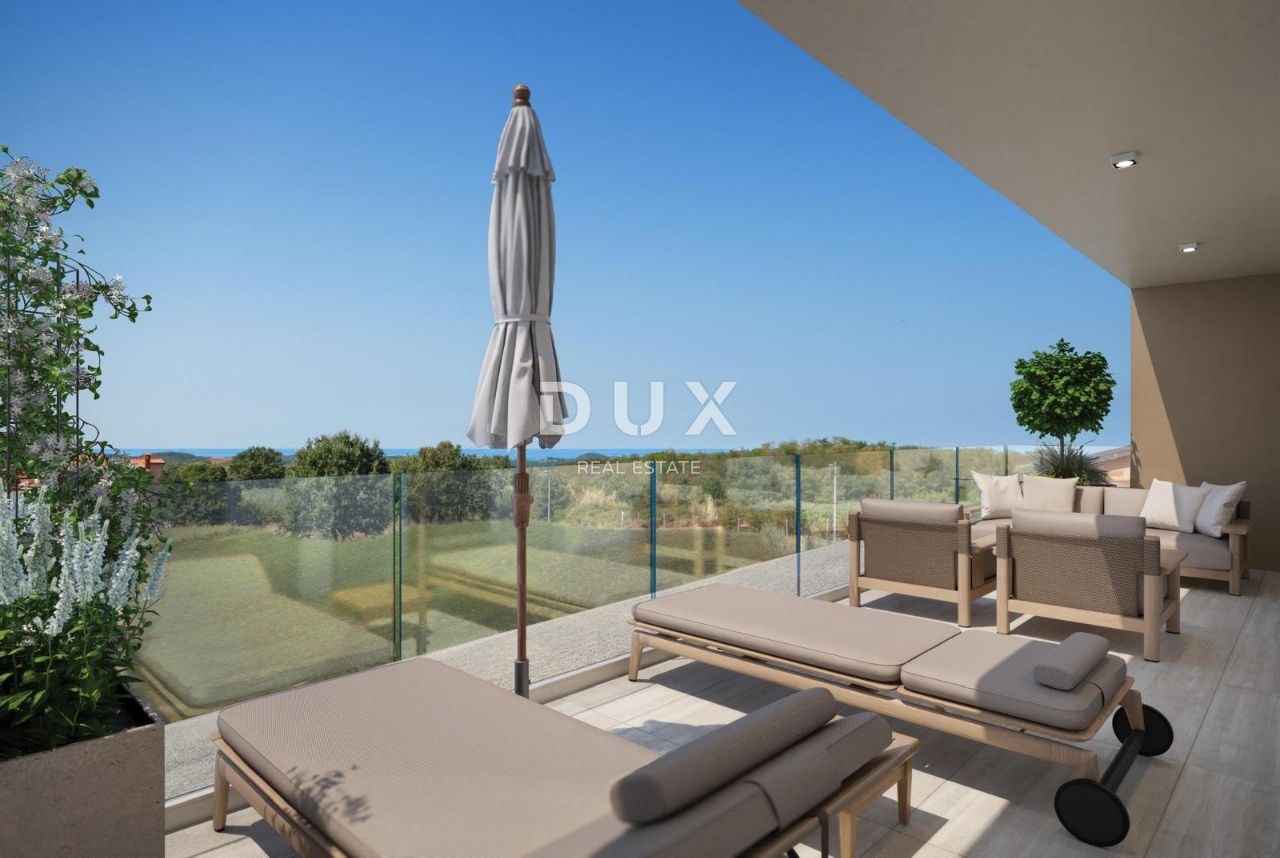 ISTRA, POREČ - Dvoetažni stan s pogledom na more