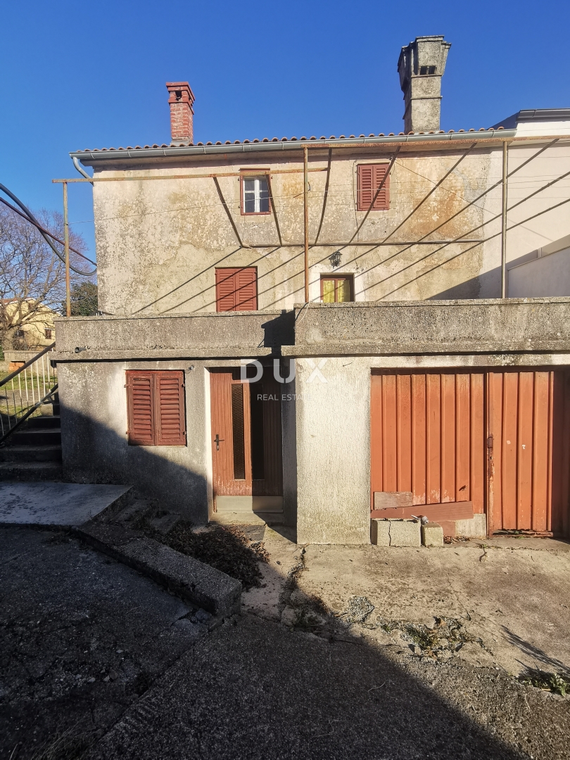 GRAD KRK, VRH - Autentična kamena kuća za obnovu