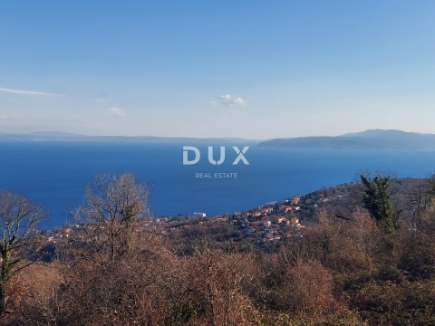 OPATIJA, IČIĆI, POLJANE- starina s prekrasnim panoramskim pogledom na more, spremna za adaptaciju