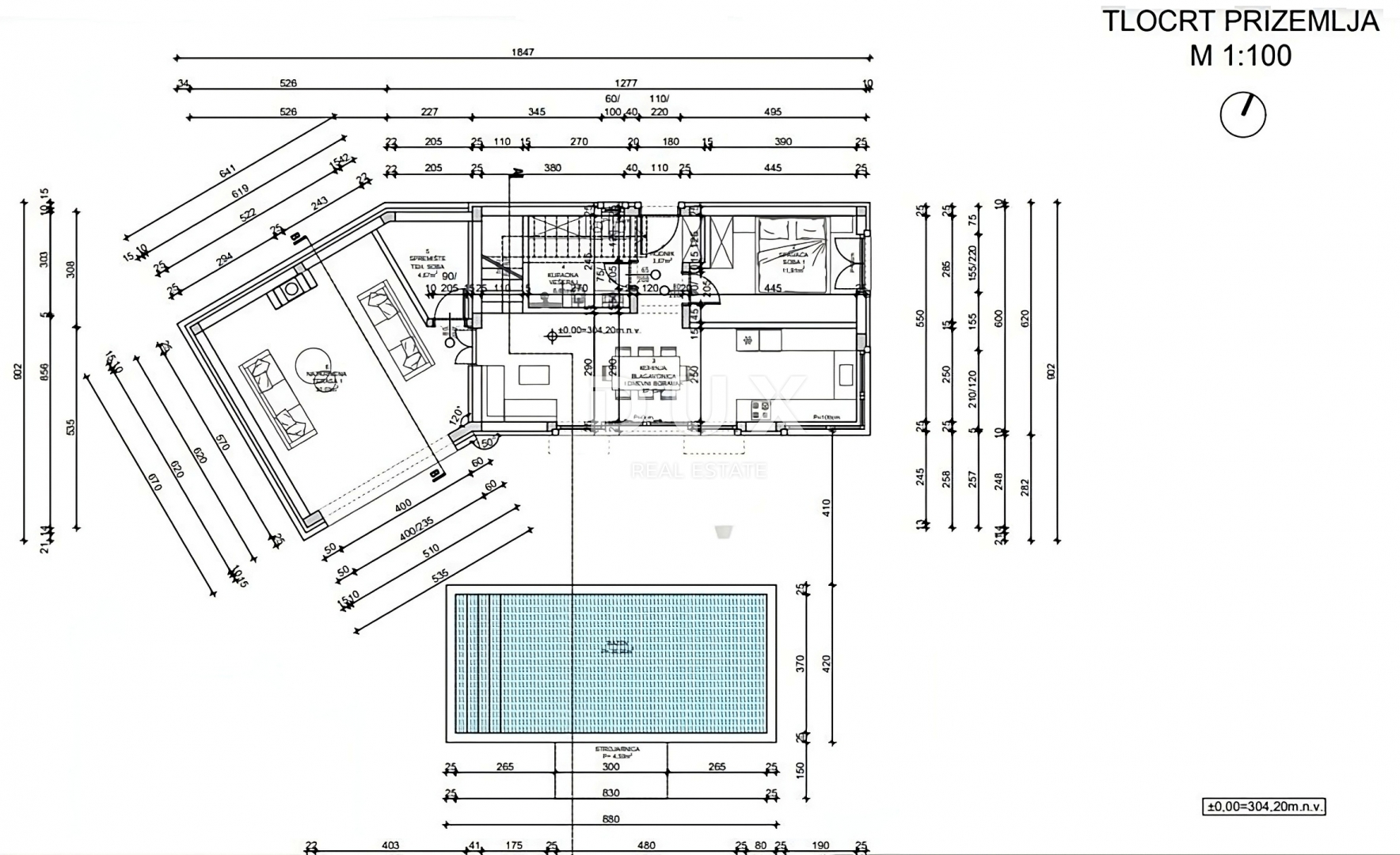 ISTRA, TINJAN - Elegantna kuća s bazenom