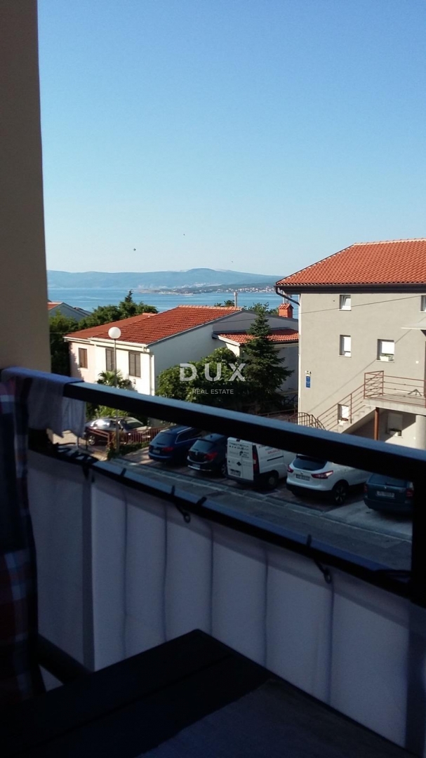 CRIKVENICA, DRAMALJ - stan od 33,79 s pogledom na more i s parkirnim mjestom