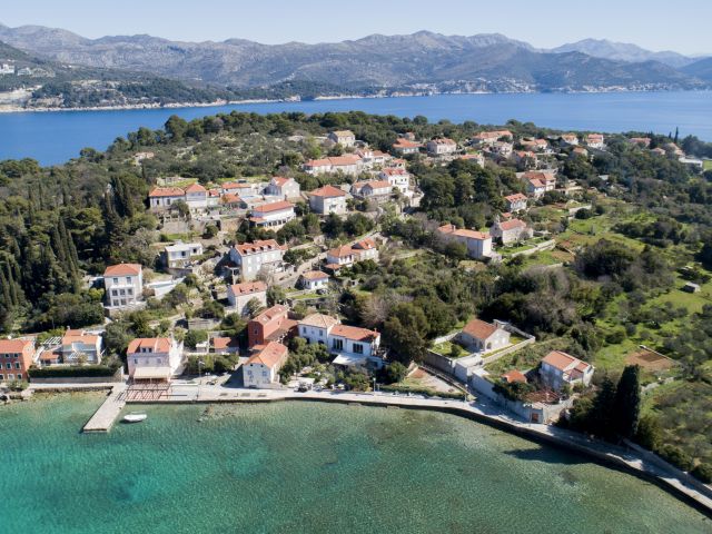 Sale of construction land with location permit on the island of Koločep, near Dubrovnik