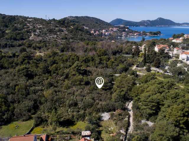 Sale of construction land with location permit on the island of Koločep, near Dubrovnik