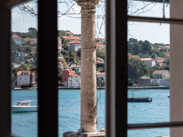 Sale of a traditional stone house on the island of Koločep, first row by the sea, Dubrovnik area