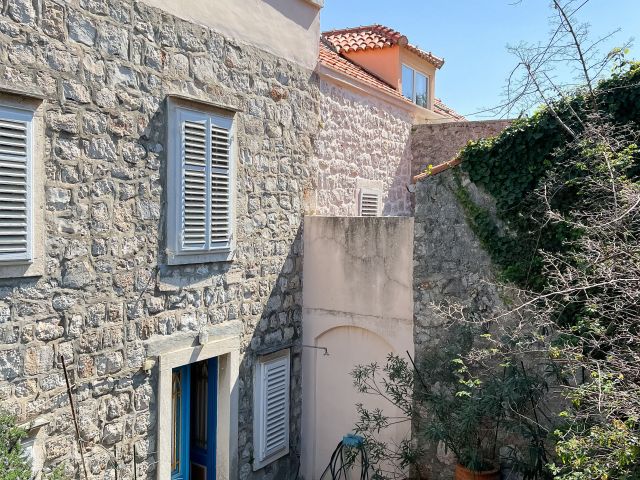 Sale of a traditional stone house on the island of Koločep, first row by the sea, Dubrovnik area