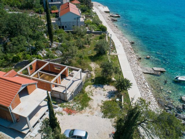 House by the sea for sale, unfinished construction / SLAĐENOVIĆI / DUBROVNIK