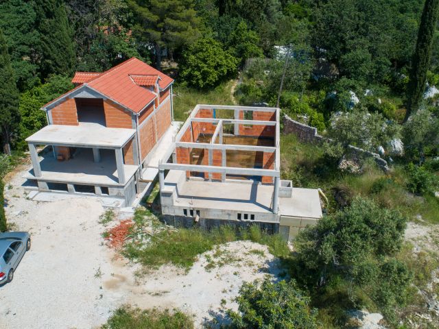 House by the sea for sale, unfinished construction / SLAĐENOVIĆI / DUBROVNIK