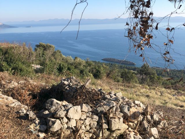 Sale of an agricultural land with ruins on the Pelješac peninsula