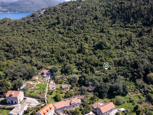 Large land plot for sale on the island of Lopud near Dubrovnik