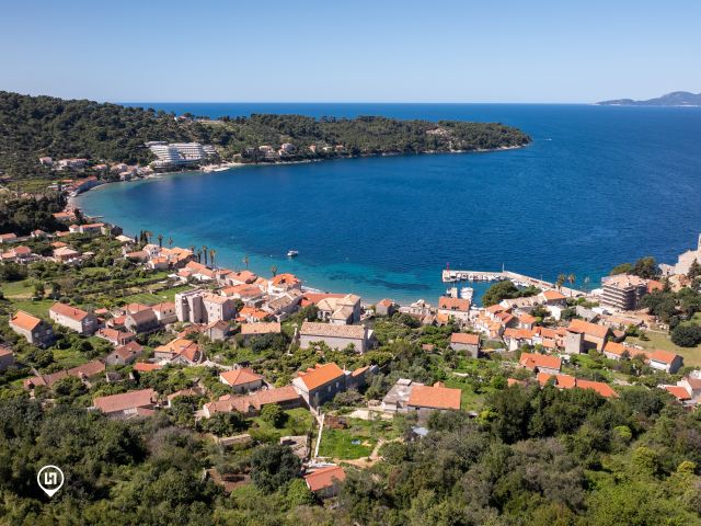 Large land plot for sale on the island of Lopud near Dubrovnik