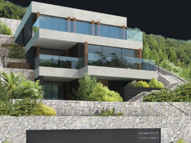 Sale of land with a building permit for the construction of a luxurious villa on the island of Mljet