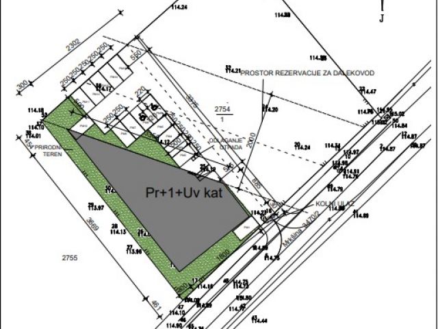 Prodaja građevinskog zemljišta s projektom za stambenu zgradu u Zagrebu