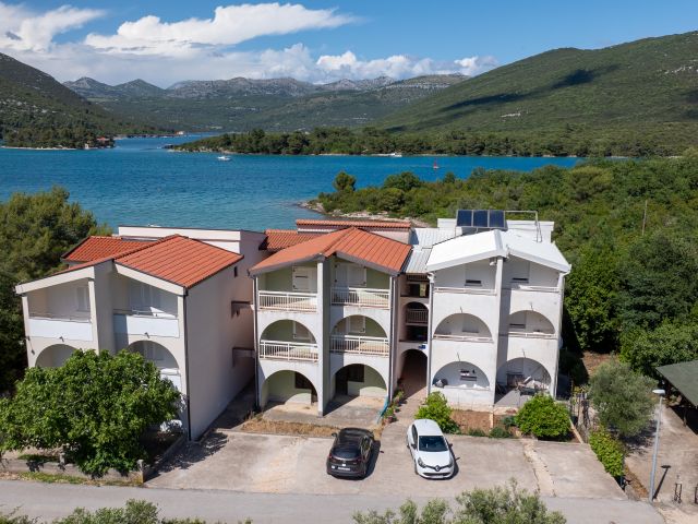 House for sale in Hodilje, first row to the sea, perfect investment in Pelješac