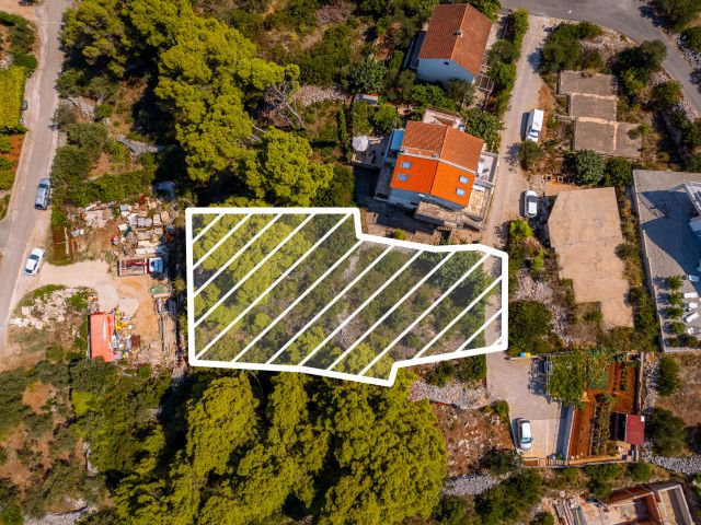 A building plot is for sale in Lumbarda on the Island of Korčula