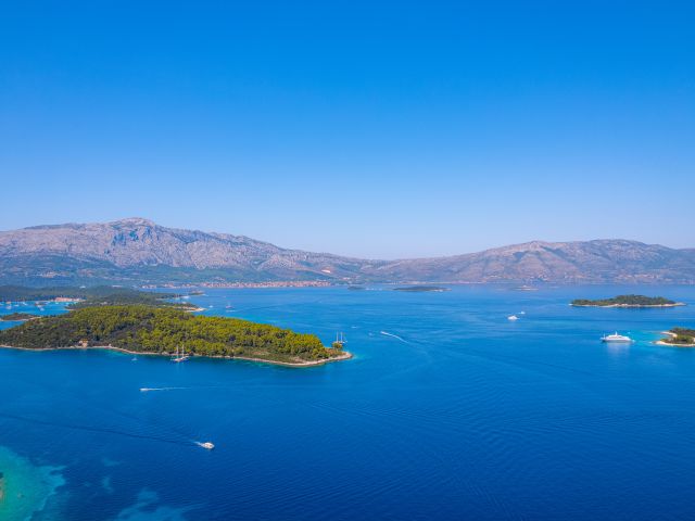 A building plot is for sale in Lumbarda on the Island of Korčula