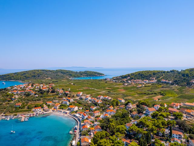 A building plot is for sale in Lumbarda on the Island of Korčula