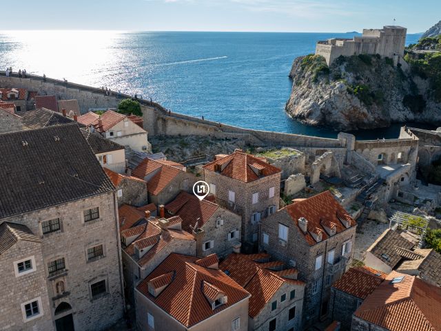 Renovated stone house inside the walls of the Old Town, Dubrovnik