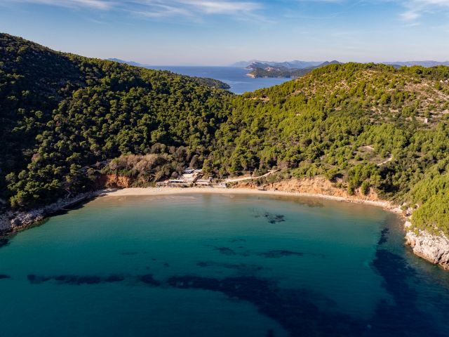 Ruined house with impressive land plot for sale, Lopud island near Dubrovnik