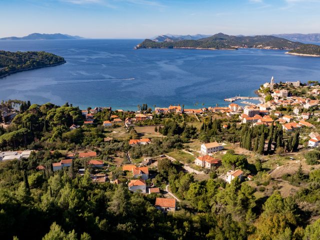 Sale of an exceptional building plot on island of Lopud near Dubrovnik