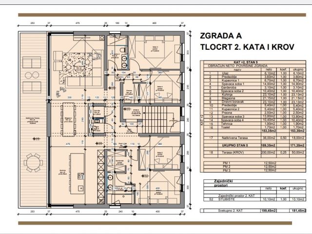 Stan u novogradnji na mirnoj lokaciji u blizini Poreča