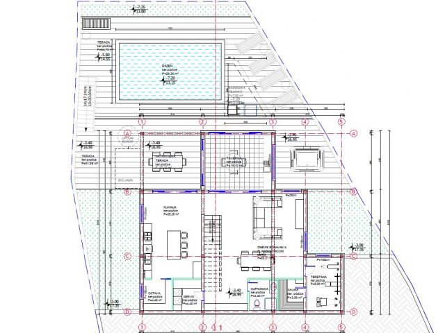 Prodaja zemljišta s idejnim projektom, drugi red do mora na otoku Koločepu, Dubrovnik