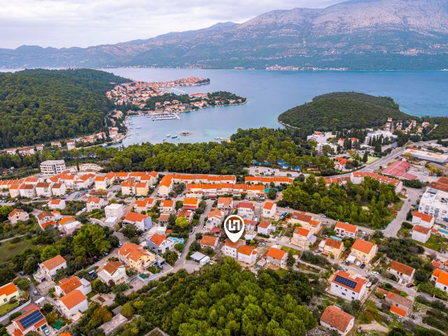 An apartment is for sale in the town of Korčula