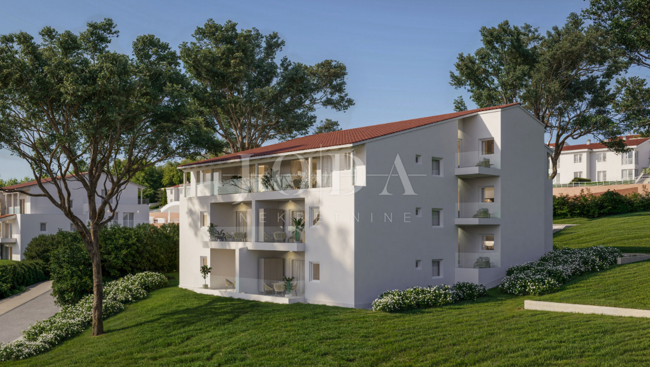 Novi Vinodolski dvosoban apartman, drugi red do mora