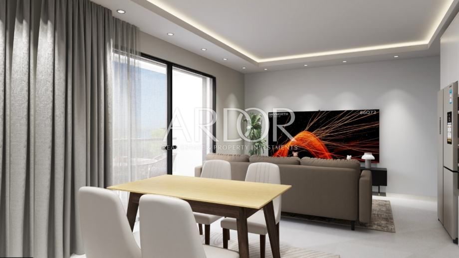 Rab, novogradnja s terasom i pogledom na more