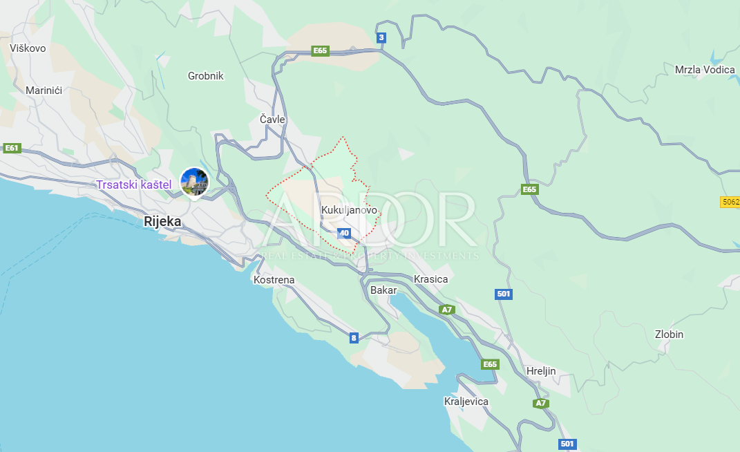 Kukuljanovo, prostrana novogradnja s okućnicom