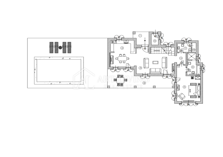 Poreč und Umgebung – rustikale Steinvilla in ruhiger und schöner Lage